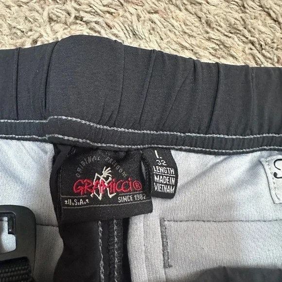Men's Gramicci Black Climbing Pants sz Large - Picture 2 of 3